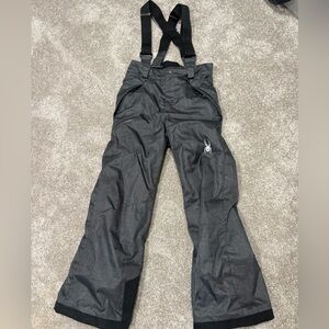 Kids Gray Snow Pants